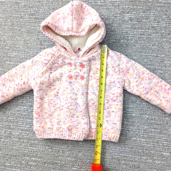 Comfy Cozy Baby (18-24Months) Hooded Button-Close Lined Sweater/Jacket - Picture 9 of 12